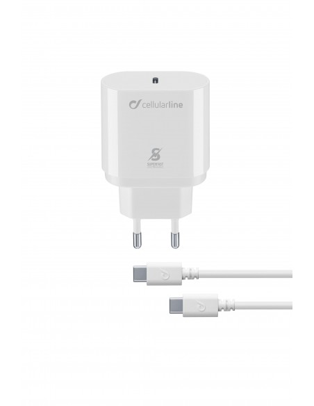 Cellularline Caricabatterie da rete con cavo USB / Micro USB per